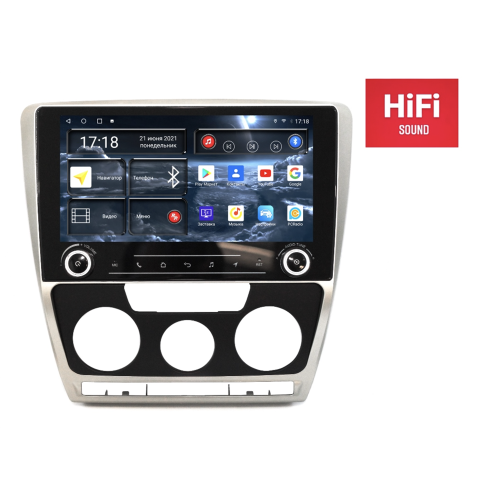 Штатная магнитола Redpower K75005C для Skoda Octavia II (A5) 2004-2013 с кондиционером на Android 10.0