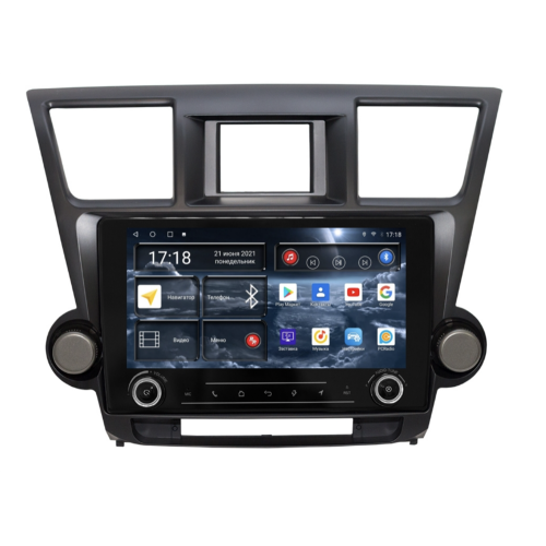 Штатная магнитола Redpower K71035 для Toyota Highlander (U40) 2007-2013 на Android 10.0