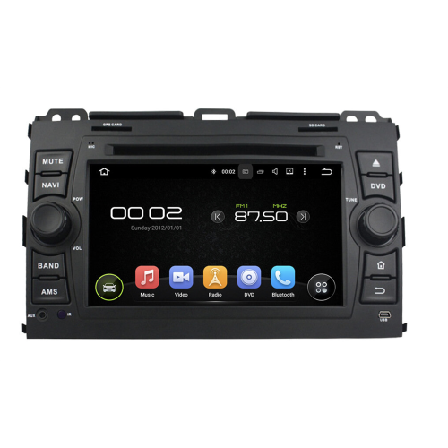 Магнитола CarMedia XN-7027-P5 для Toyota Land Cruiser Prado 120 2002-2009 на Android 10.0