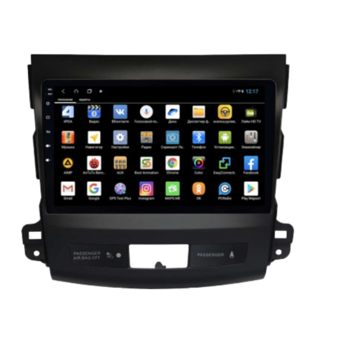 Штатная магнитола Parafar для Mitsubishi Outlander XL 2006-2012 на Android 12.0 (PF056XHD)