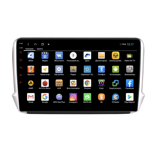 Штатная магнитола Головное устройство Parafar для Peugeot 2008 2013-2019 на Android 12.0 (PF892XHD)