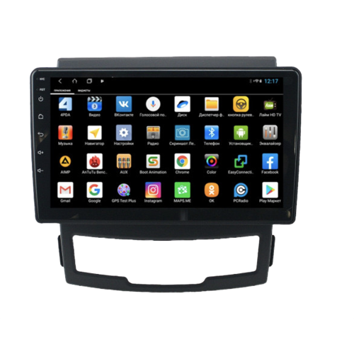 Штатная магнитола Parafar для SsangYong Actyon II 2010-2013 на Android 12.0 (PF159XHD)