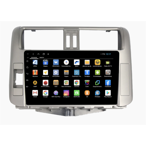 Штатная магнитола Parafar для Toyota Land Cruiser Prado 150 2009-2013 на Android 12.0 (PF065XHD)
