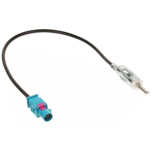Переходник ISO АНТЕННЫЙ для VW, Audi, Opel, Skoda, Renault, Peugeot, Citroen, LADA прямой длинный INCAR ISO ANT-1