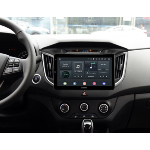 Штатная магнитола CarMedia OL-1701-RL TESLA (вертикально-поворотный экран) для Hyundai Creta 2016-2019 на Android 10.0