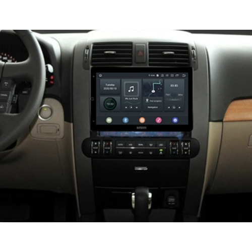 Штатная магнитола CarMedia OL-9738-RL TESLA (вертикально-поворотный экран) для Kia Mohave I 2008-2018 на Android 10.0