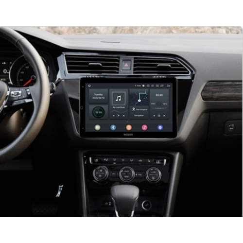 Штатная магнитола CarMedia OL-1913-RL TESLA (вертикально-поворотный экран) для Volkswagen Tiguan 2016-2022 на Android 10.0