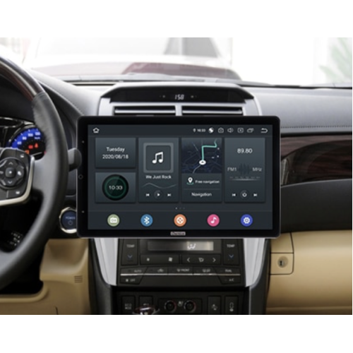 Штатная магнитола CarMedia OL-1607-RLX TESLA (вертикально-поворотный экран) для TOYOTA Camry 2011-2014 (V50) на Android 10.0