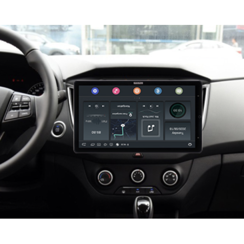 Штатная магнитола CarMedia OL-1701-RLX TESLA (вертикально-поворотный экран) для Hyundai Creta 2016-2019 на Android 10.0
