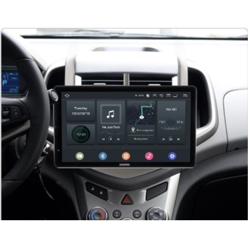 Штатная магнитола CarMedia OL-9226-RLX TESLA (вертикально-поворотный экран) для Chevrolet Aveo II 2011-2020 на Android 10.0