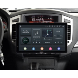 CarMedia OL-9566-RLX TESLA (вертикально-поворотный экран) для Mitsubishi Pajero IV 2006-2019 на Android 10.0