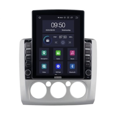 Штатная магнитола CarMedia OL-9201-A-HL TESLA для Ford Focus II 2005-2011 с климат-контролем на Android 10.0