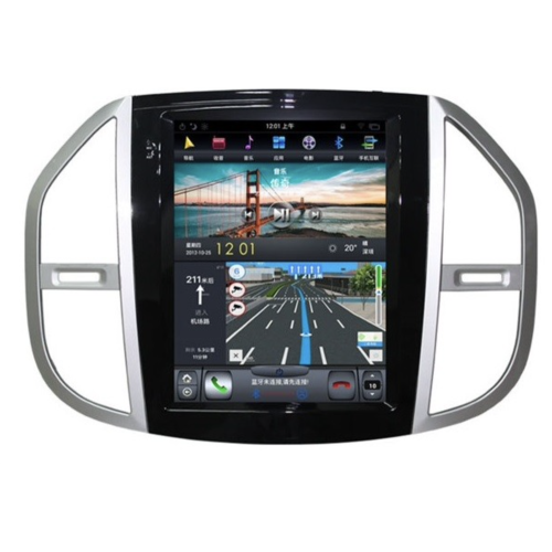 Магнитола Тесла CarMedia ZF-1078-DSP Tesla-Style для Mercedes Vito III (W447) 2014-2024 на Android 9.0