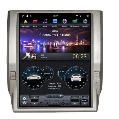 Магнитола Тесла CarMedia ZF-1260-DSP Tesla-Style для Toyota Tundra II 2013+ на Android 9.0