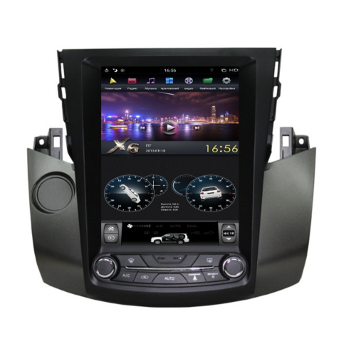 Магнитола Farcar ZF018 Tesla Style для Toyota RAV-4 2006-2012 на Android 8.1