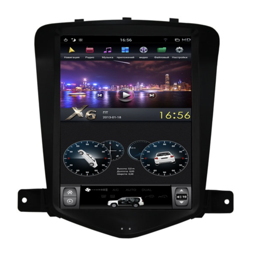 Магнитола Farcar ZF045 Tesla Style для Chevrolet Cruze 2008-2012 на Android 9.0
