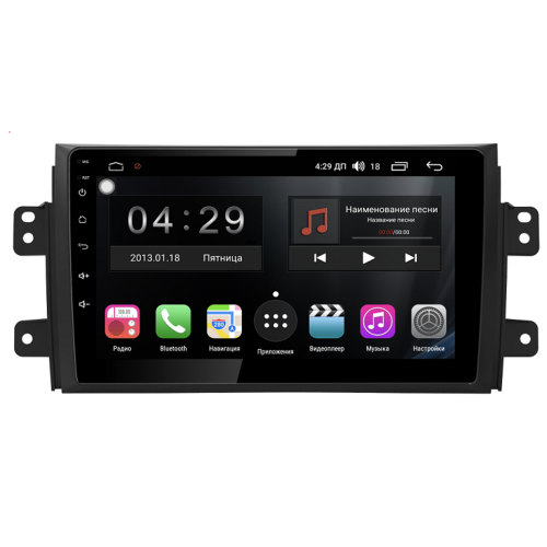Магнитола Farcar RG124R (S300) для Suzuki SX4 I 2006-2014 на Android 9.0