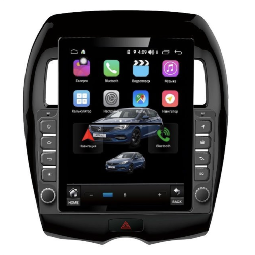 Магнитола Farcar RT026R (S300) Tesla для Mitsubishi ASX I 2010-2018 на Android 9.0