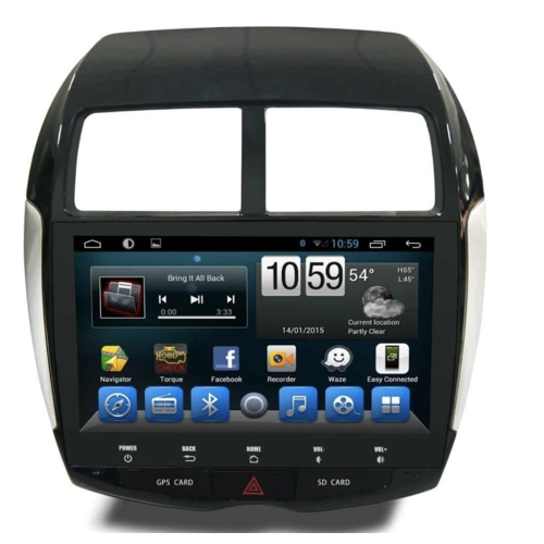 Штатная магнитола CarMedia KR-1046-T8 Mitsubishi ASX I 2010-2018 на Android 9.0