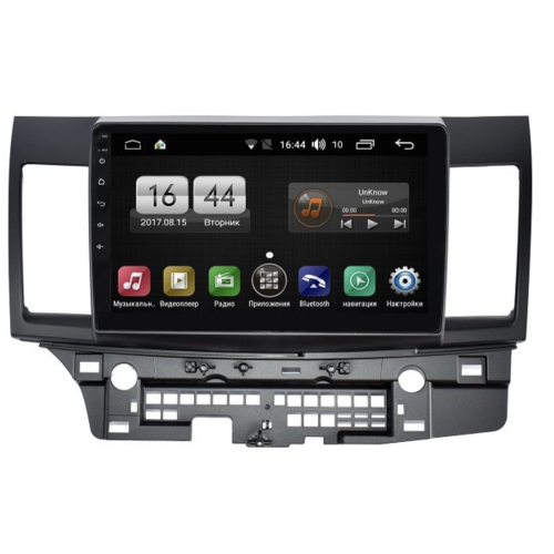 Магнитола FARCAR LY037R (S185) для Mitsubishi Lancer X 2007-2018 на Android 8.1