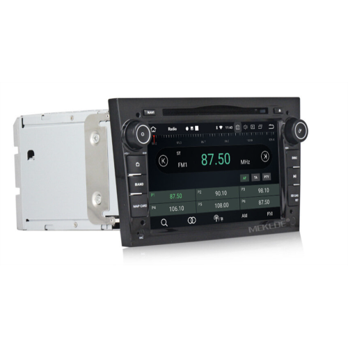 Штатная магнитола CarMedia MKD-7408b-P6N для Opel Astra, Vectra, Corsa, Zafira 2004-2017 на Android 11.0 черный лак