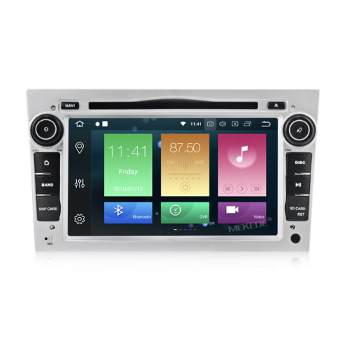 Штатная магнитола CarMedia MKD-7408s-P4N для Opel Astra, Vectra, Corsa, Zafira 2004-2017 на Android 10.0 серебро