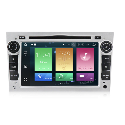 Штатная магнитола CarMedia MKD-7408s-P6N для Opel Astra, Vectra, Corsa, Zafira 2004-2017 на Android 11.0 серебро