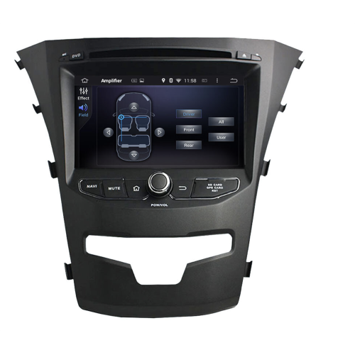 Штатная магнитола CarMedia KD-7225-P5-32 для SsangYong Actyon II 2013-2022 на Android 10.0