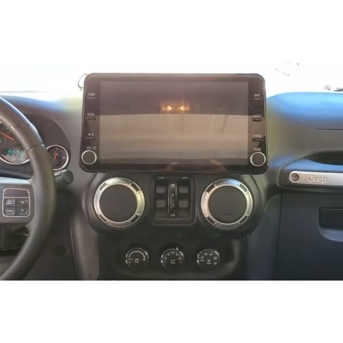 Магнитола Тесла CarMedia ZF-6016-DSP Tesla-Style для JEEP Wrangler 2007-2017 на Android 9.0