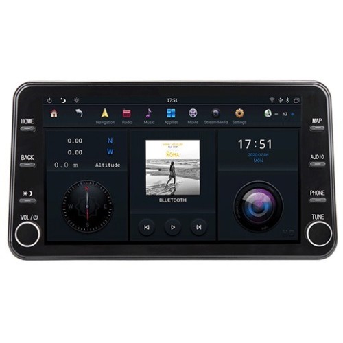 Магнитола Тесла CarMedia ZF-6016-DSP Tesla-Style для JEEP Wrangler 2007-2017 на Android 9.0