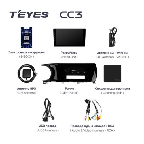 Штатная магнитола Teyes CC3 4/64 ГБ для Kia K5 III 2020-2022 на Android 10.0