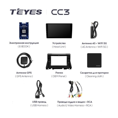 Штатная магнитола Teyes CC3 6/128 ГБ для Kia Optima IV 2016-2020 на Android 10.0
