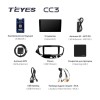 Штатная магнитола Teyes CC3 6/128 ГБ для Lada Vesta 2015-2022 на Android 10.0