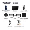 Штатная магнитола Teyes CC3 4/64 ГБ для Nissan Qashqai II, X-Trail III (T32) 2015-2019 кондиционер на Android 10.0