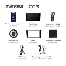 Штатная магнитола Teyes CC3 4/64 ГБ для Suzuki Vitara III 2005-2015 на Android 10.0