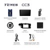 Штатная магнитола Teyes CC3 3/32 GB для Toyota Hilux 2015-2020 на Android 10.0