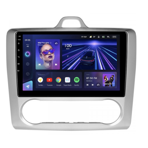 Автомагнитола Teyes CC3 4/64 ГБ для Ford Focus II 2005-2011 (климат) на Android 10.0