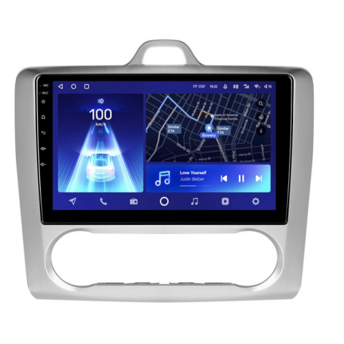 Автомагнитола Teyes CC2 Plus 6/128 ГБ для Ford Focus II 2005-2011 (климат) на Android 10.0