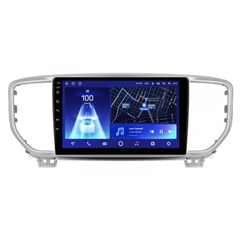 Штатная магнитола Teyes CC2 Plus 6/128 ГБ для KIA Sportage IV 2018-2022 на Android 10.0