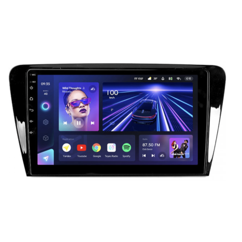 Штатная магнитола Teyes CC3 4/64 ГБ для Skoda Octavia III (A7) 2013-2018 на Android 10.0