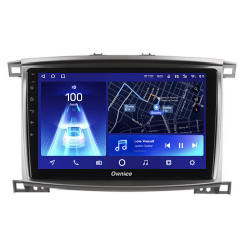 Штатная магнитола Teyes CC2 Plus 6/128 ГБ для Toyota Land Cruiser 100 2002-2007 на Android 10.0