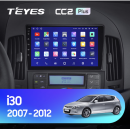 Автомагнитола Teyes CC2 Plus 4/64 ГБ для Hyundai i30 2008-2011 (климат) на Android 10.0