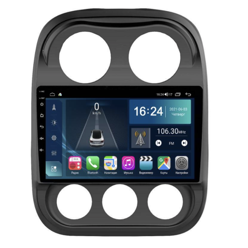 Магнитола Farcar TG1078M (S400) для Jeep Compass I 2011-2016 на Android 12.0