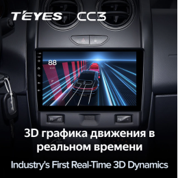 Штатная магнитола Teyes CC3 6/128 ГБ для Renault Duster 2015-2020 на Android 10.0