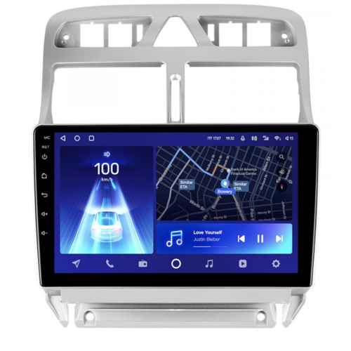 Штатная магнитола Teyes CC2 Plus 6/128 ГБ для Peugeot 307 I 2001-2008 на Android 10.0