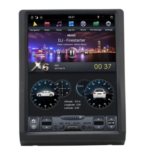 Магнитола Тесла CarMedia ZF-1307-DSP Tesla-Style для Toyota LC 70 2007-2021 на Android 9.0