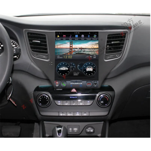 Магнитола Тесла CarMedia ZF-1075-DSP Tesla-Style для Hyundai Tucson III 2015-2018 на Android 9.0