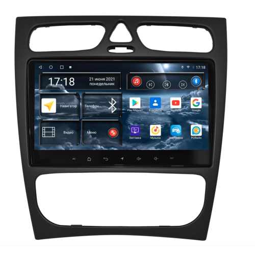 Штатная магнитола Redpower 71367 для Mercedes Benz C-class (W203), CLK-Class (W209) 2000-2005 на Android 10.0
