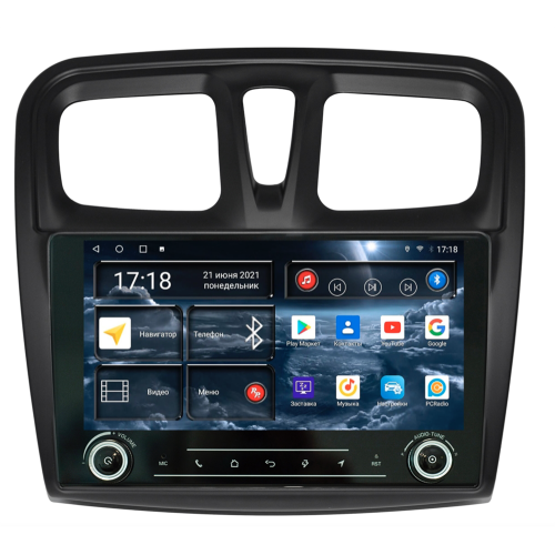 Штатная магнитола Redpower K71158 для Renault Logan II, Sandero II 2013-2022 на Android 10.0