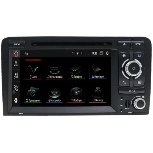 Штатная магнитола Parafar для Audi A3 II (8P) 2007-2013 на Android 9.0 (PF8796GB)